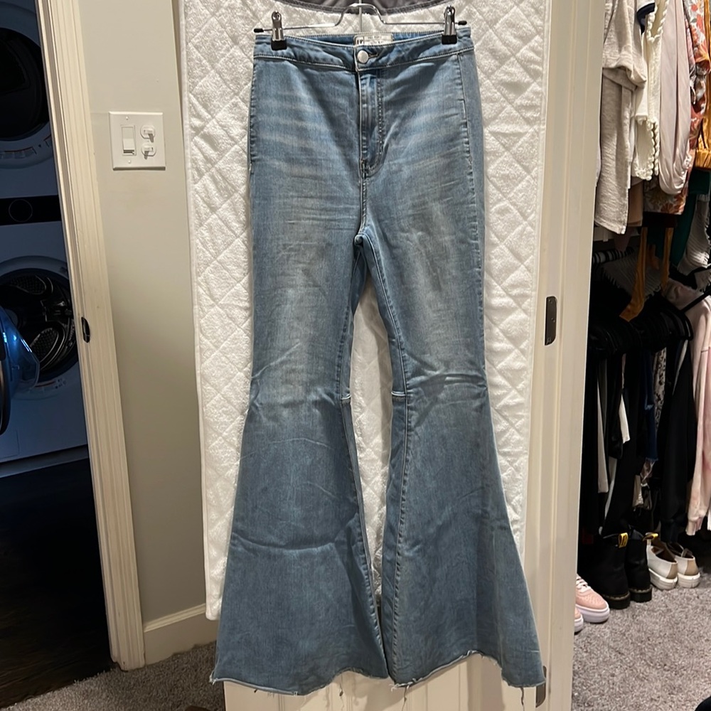 Free People flare leg jeans